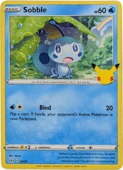 Sobble - 24/25 card art
