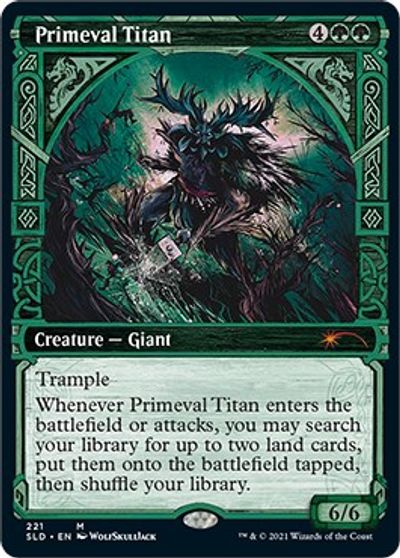 Primeval Titan (221) card art