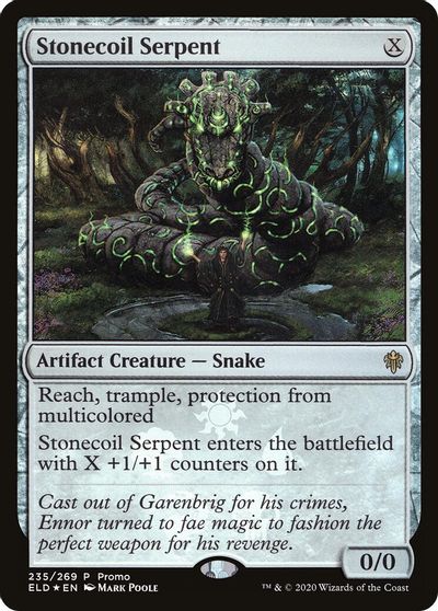 Stonecoil Serpent card art