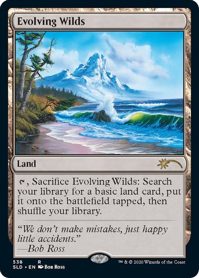 Evolving Wilds (Bob Ross) card art