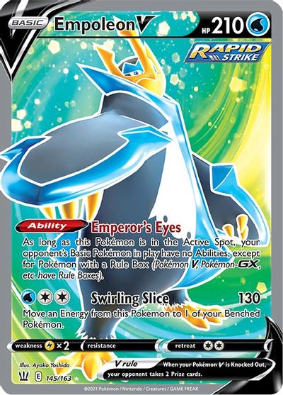 Empoleon V (Full Art) card art