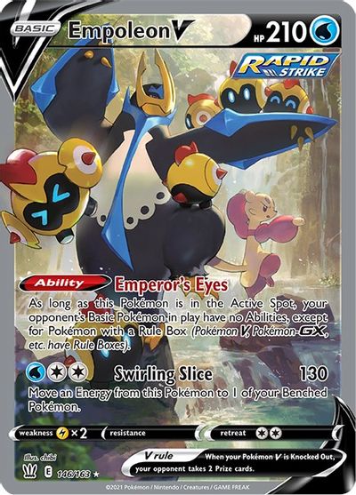 Empoleon V (Alternate Full Art) card art