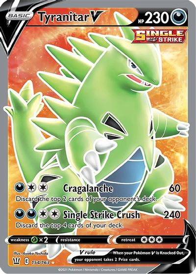 Tyranitar V (Full Art) card art