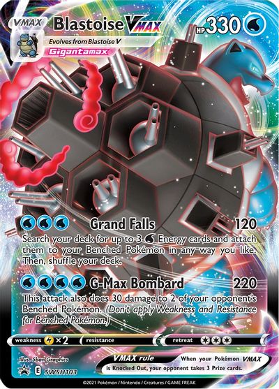 Blastoise VMAX - SWSH103 card art