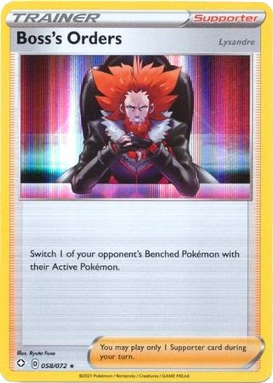 Boss's Orders - 058/072 card art