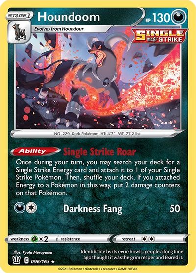 Houndoom - 096/163 card art