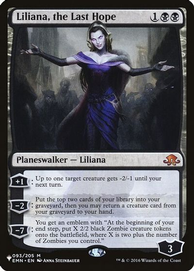 Liliana, the Last Hope card art
