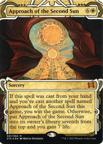 Approach of the Second Sun (Foil Etched) card art