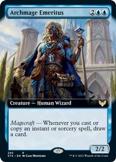 Archmage Emeritus (Extended Art) card art
