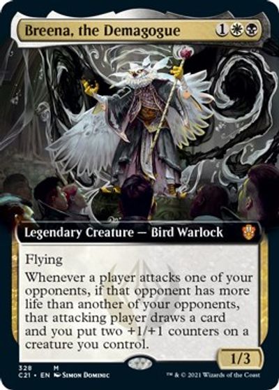 Breena, the Demagogue (Extended Art) card art