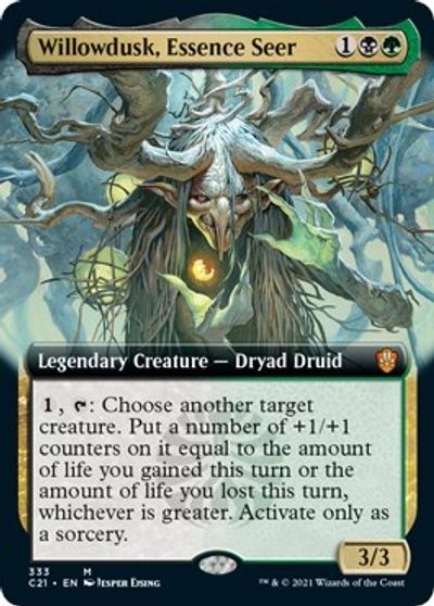 Willowdusk, Essence Seer (Extended Art) card art