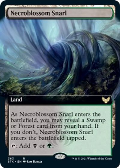 Necroblossom Snarl (Extended Art) card art