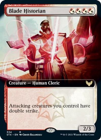 Blade Historian (Extended Art) card art