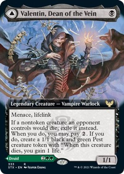 Valentin, Dean of the Vein (Extended Art) card art