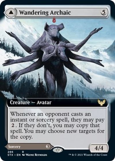 Wandering Archaic (Extended Art) card art