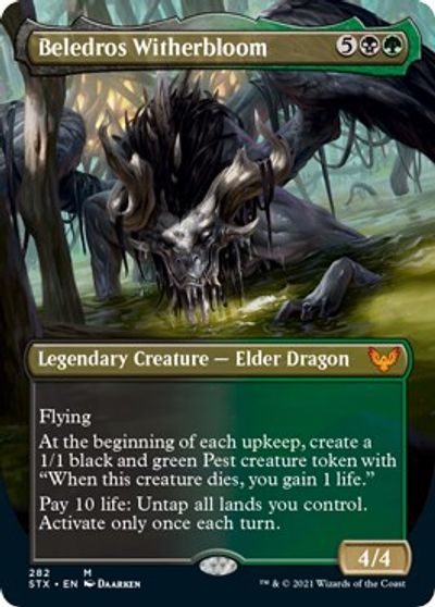 Beledros Witherbloom (Borderless) card art