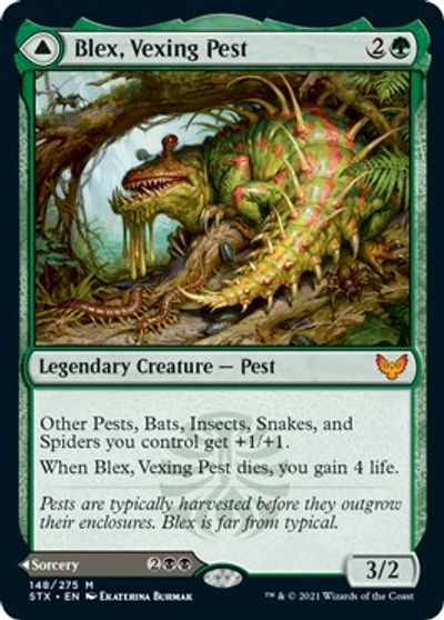 Blex, Vexing Pest card art