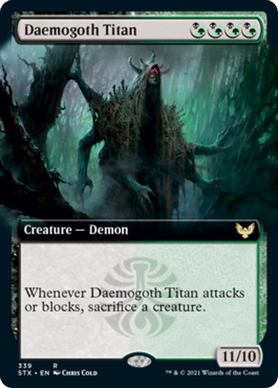 Daemogoth Titan (Extended Art) card art