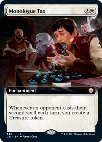 Monologue Tax (Extended Art) card art