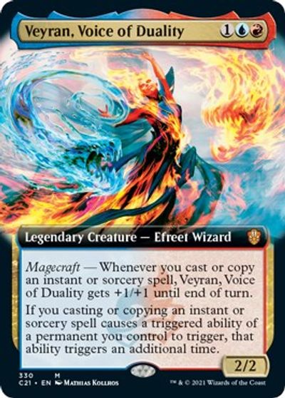 Veyran, Voice of Duality (Extended Art) card art