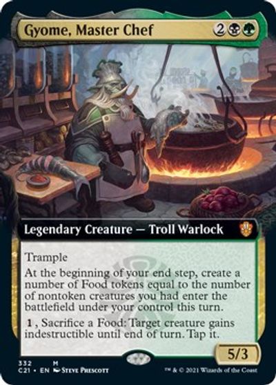 Gyome, Master Chef (Extended Art) card art