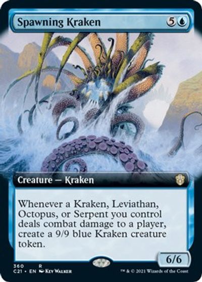 Spawning Kraken (Extended Art) card art