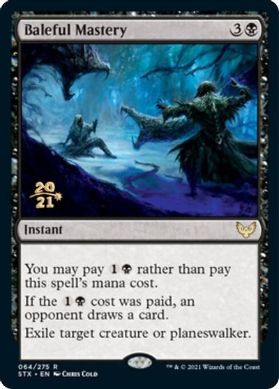 Baleful Mastery card art