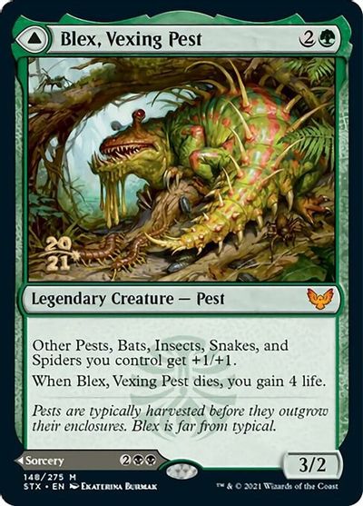 Blex, Vexing Pest card art