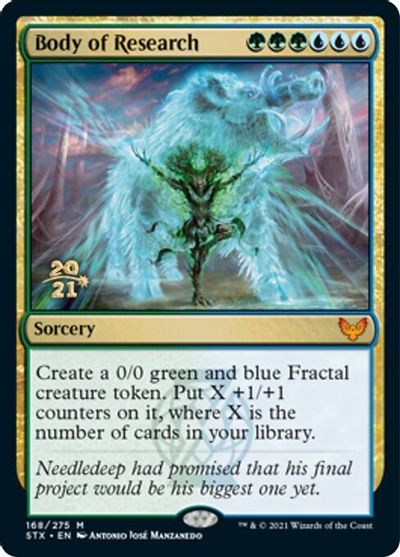 Body of Research card art