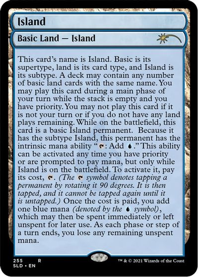 Island (255) (Full-Text Lands) card art