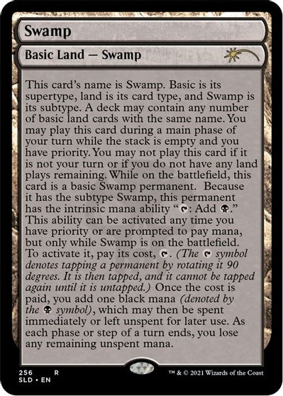 Swamp (256) (Full-Text Lands) card art
