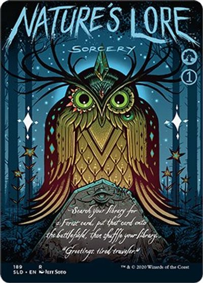 Nature's Lore (189) card art