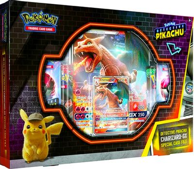 Detective Pikachu: Charizard GX Special Case File card art