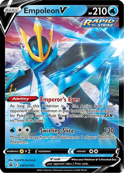 Empoleon V - SWSH108 card art
