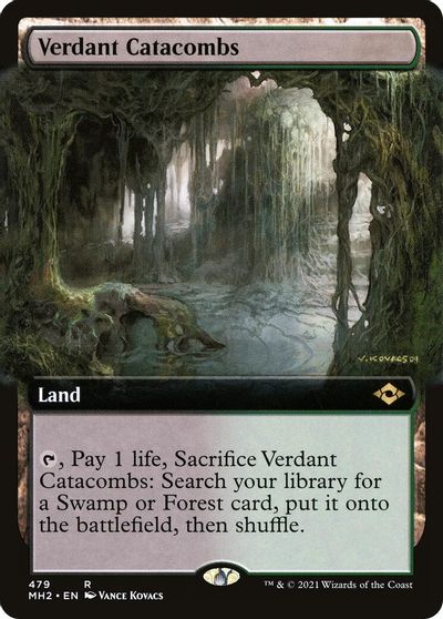 Verdant Catacombs (Extended Art) card art