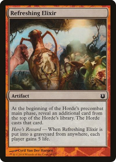 Refreshing Elixir card art