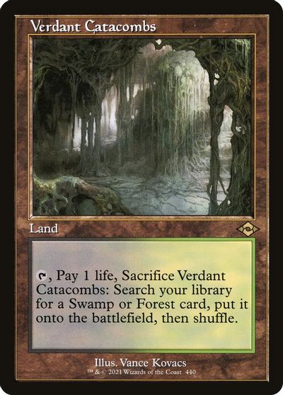 Verdant Catacombs (Retro Frame) card art