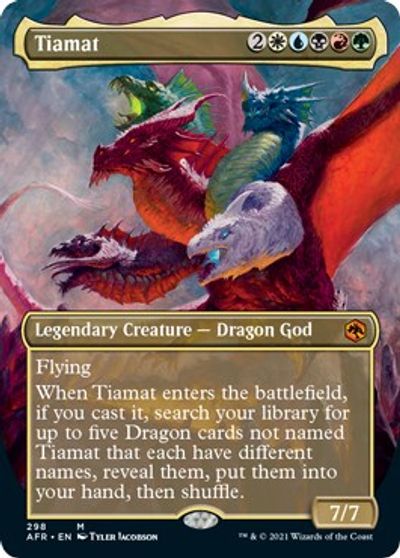 Tiamat (Borderless) card art