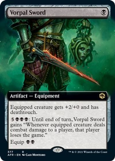 Vorpal Sword (Extended Art) card art