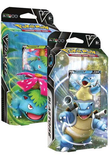 Blastoise V/Venusaur V Battle Decks [Set of 2] card art
