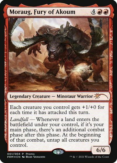 Moraug, Fury of Akoum card art