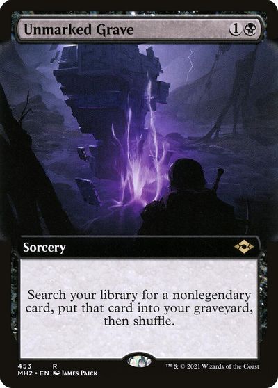 Unmarked Grave (Extended Art) card art