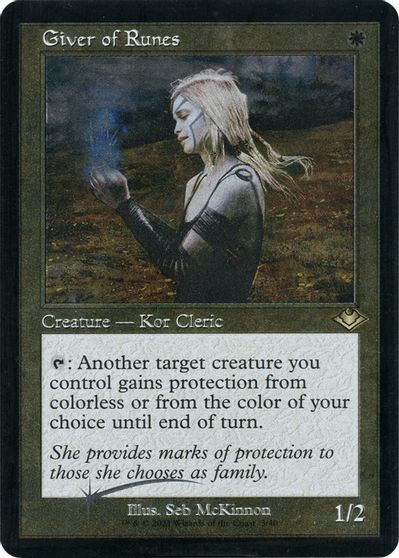 Giver of Runes (Retro Frame) (Foil Etched) card art