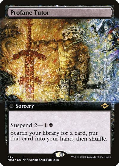 Profane Tutor (Extended Art) card art
