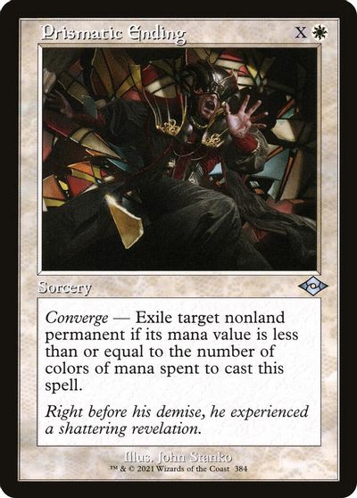 Prismatic Ending (Retro Frame) card art
