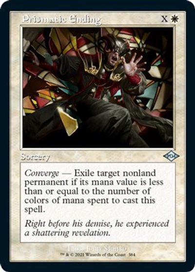 Prismatic Ending (Retro Frame) (Foil Etched) card art
