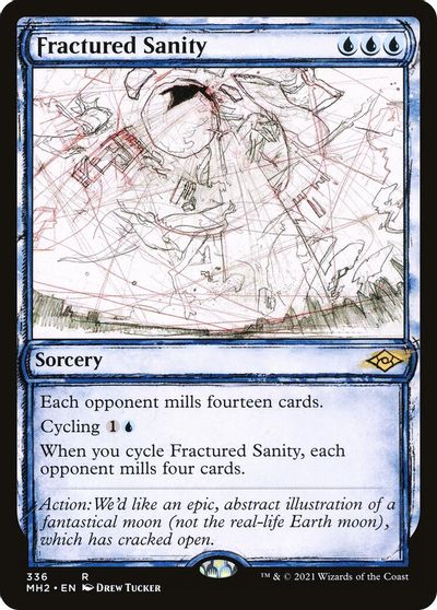 Fractured Sanity (Showcase) card art