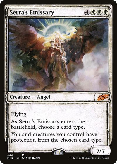Serra's Emissary (Showcase) card art