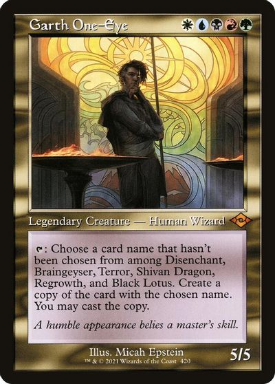 Garth One-Eye (Retro Frame) card art