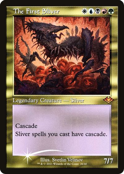 The First Sliver (Retro Frame) card art